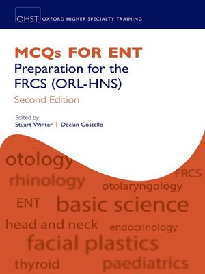 cover image of MCQs for ENT